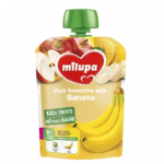 Пюре фруктове Milupa Яблуко та Банан для дітей з 6 місяців 80г - image-0
